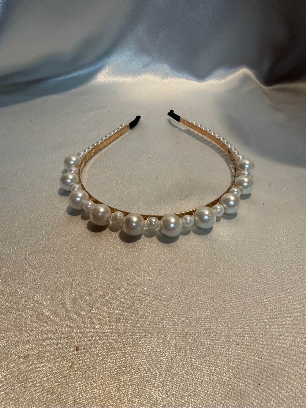 pearl covered headband